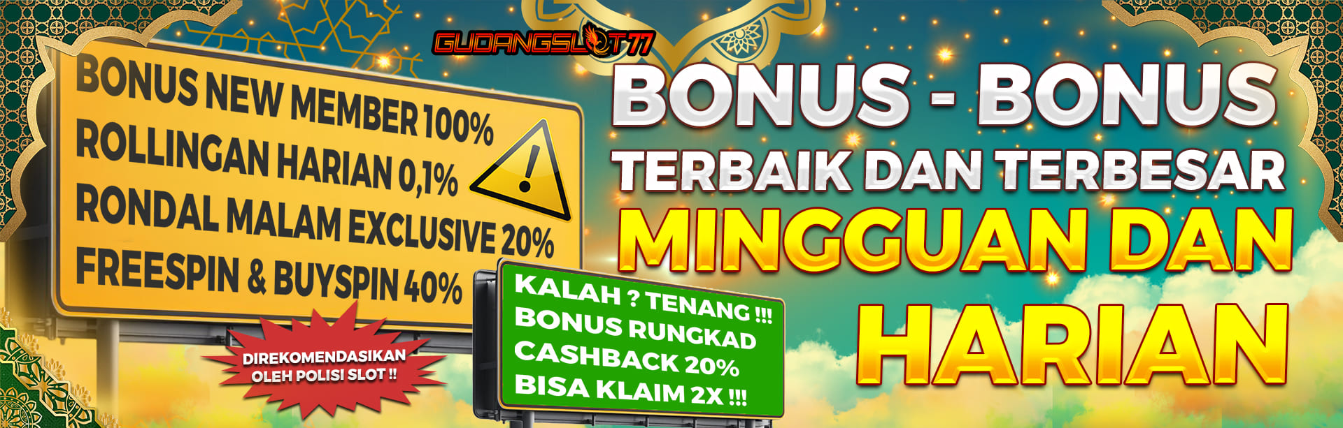 BONUS ROLLINGAN SLOT SETIAP HARI