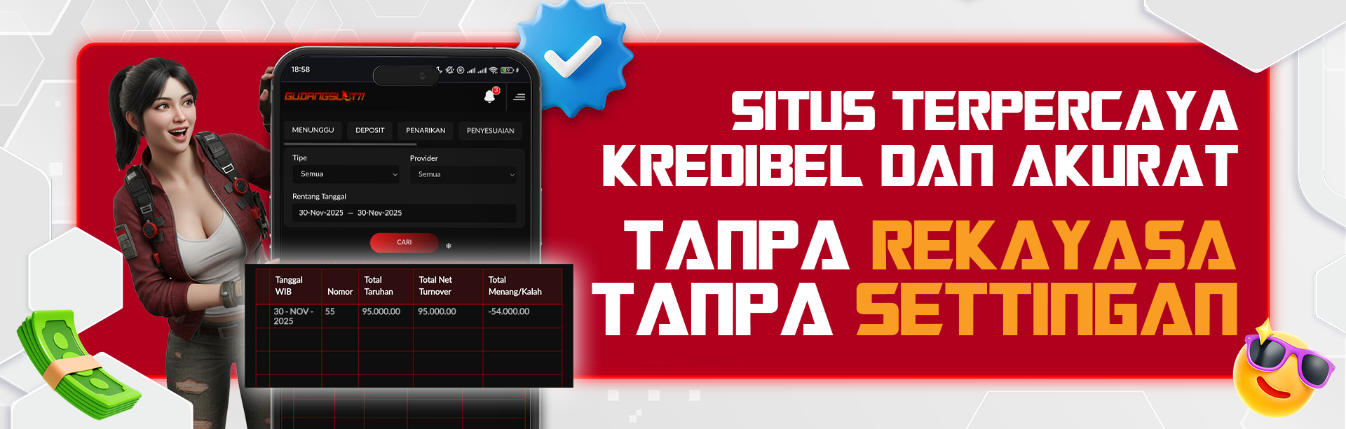 SITUS ANTI-SCAM TRANSPARANSI TERJAMIN