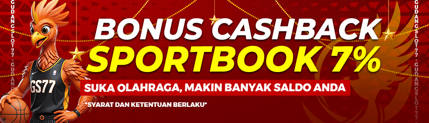 BONUS CASHBACK SPORTBOOK 7%