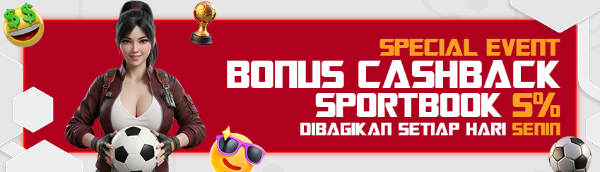 BONUS CASHBACK SPORTBOOK 5%