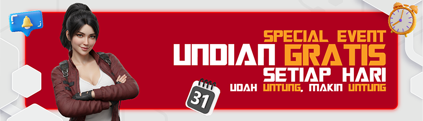 BONUS UNDIAN GRATIS SETIAP HARI