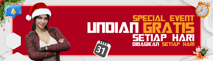 BONUS UNDIAN GRATIS SETIAP HARI
