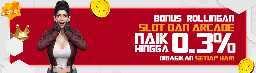 ROLLINGAN SLOT DAN ARCADE HARIAN 0,3%